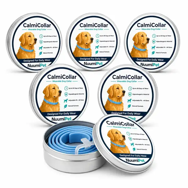 Six CalmiCollar tins sold as Buy 3, Get 3 Free