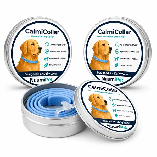 Three CalmiCollar tins sold as Buy 2, Get 1 Free
